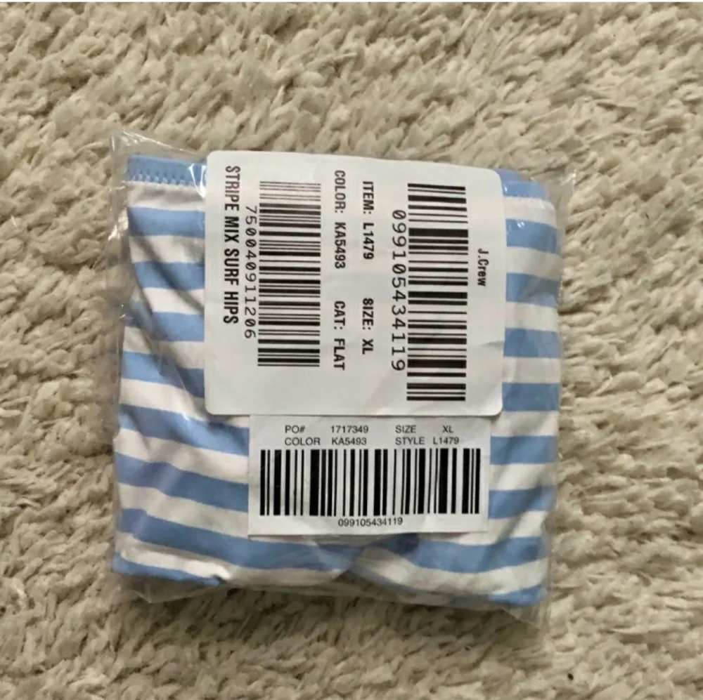 J. CREW Surf Hipster Bikini Bottoms Sz XLNWT!